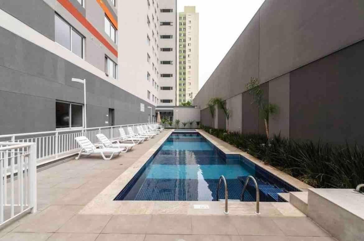 Mv63 - Studio Lindo Com Piscina Prox Ao Metro Bras Sao Paulo Exterior foto