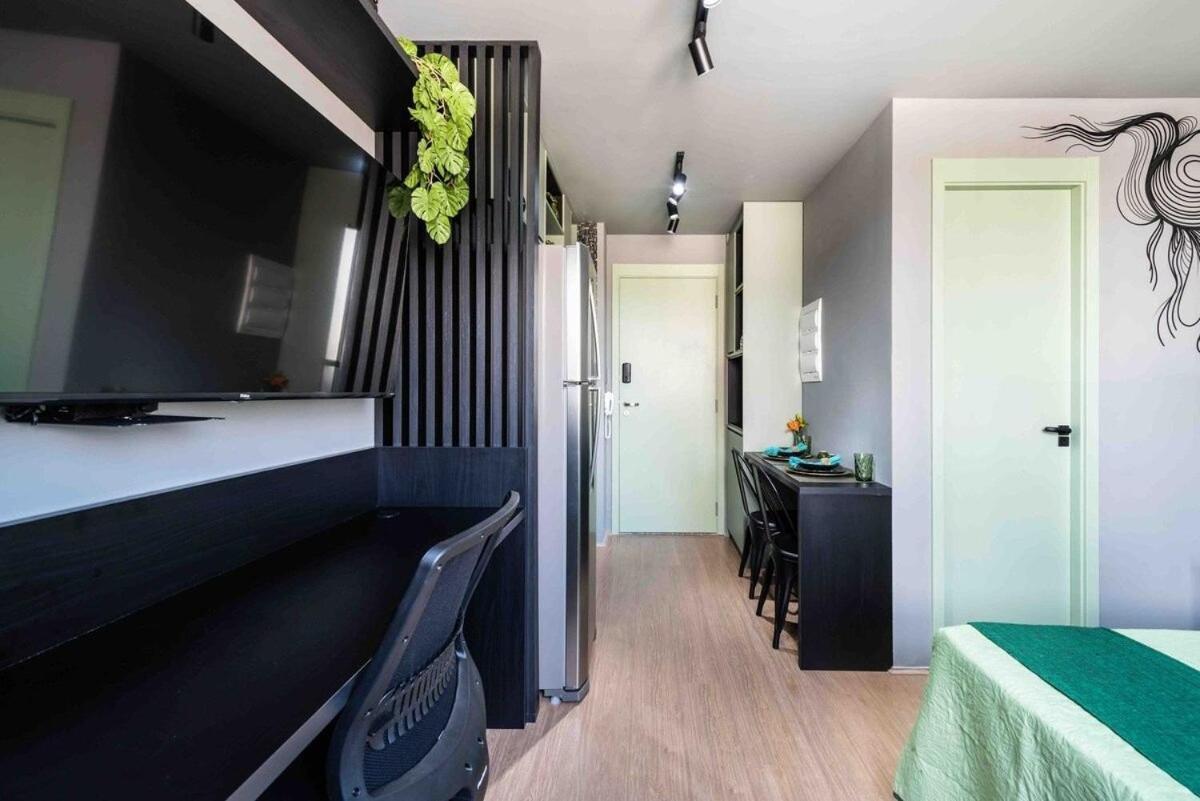 Mv63 - Studio Lindo Com Piscina Prox Ao Metro Bras Sao Paulo Exterior foto