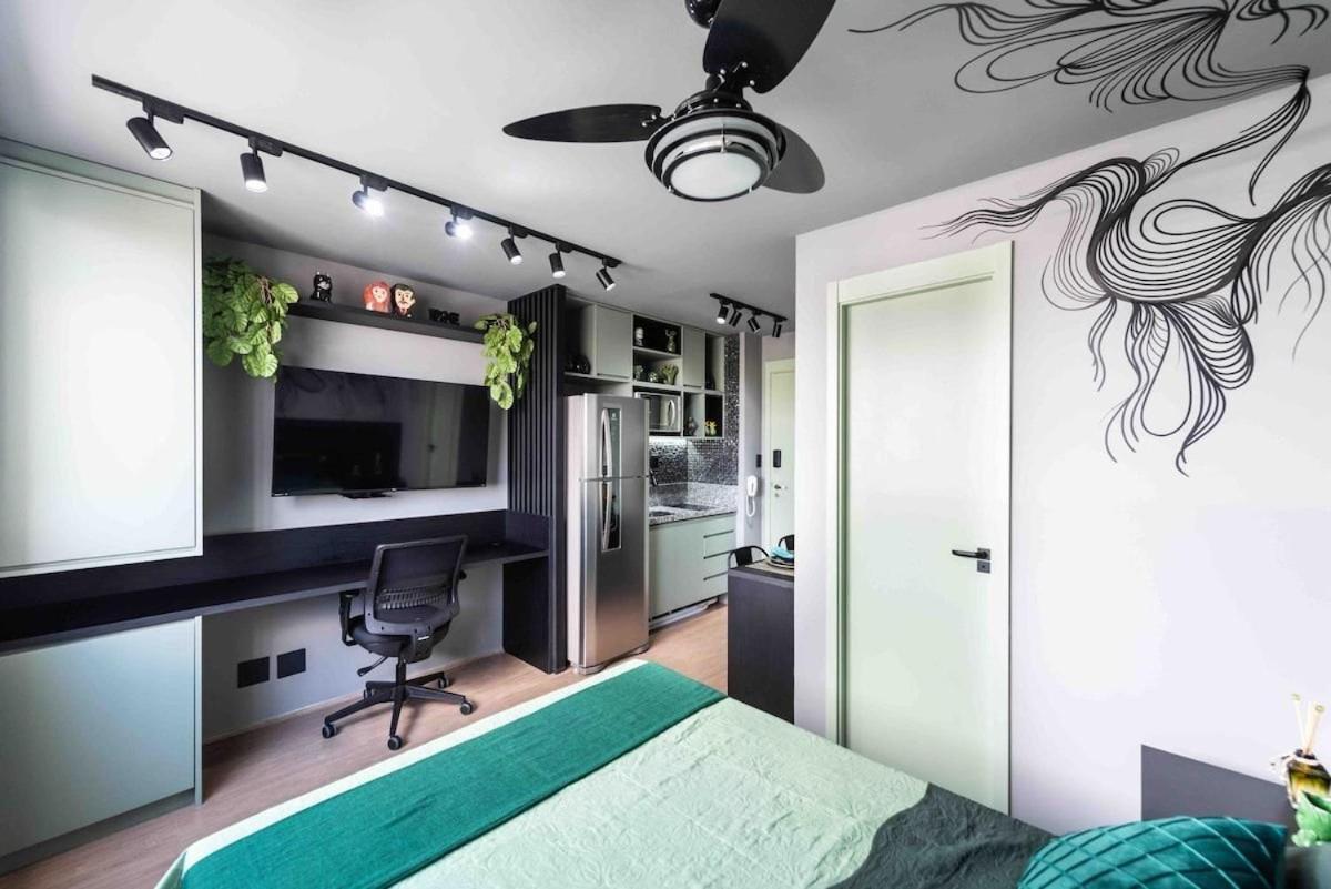 Mv63 - Studio Lindo Com Piscina Prox Ao Metro Bras Sao Paulo Exterior foto